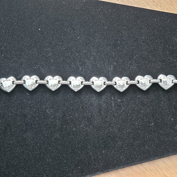Brighton Jewelry - Brighton Sterling Heart Link Bracelet - Silver